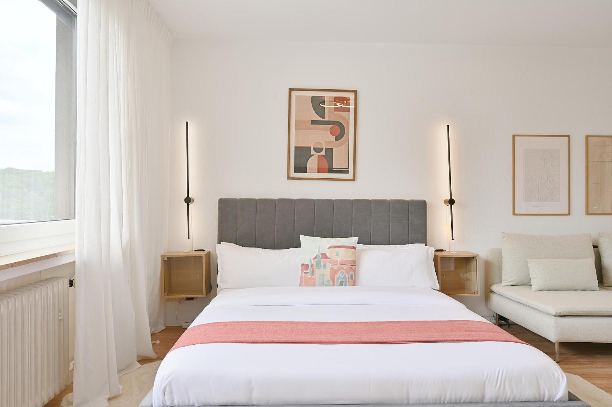Beautiful And Stylish 1-Bedroom With Kitchen And King Size Bed Wuppertal Esterno foto