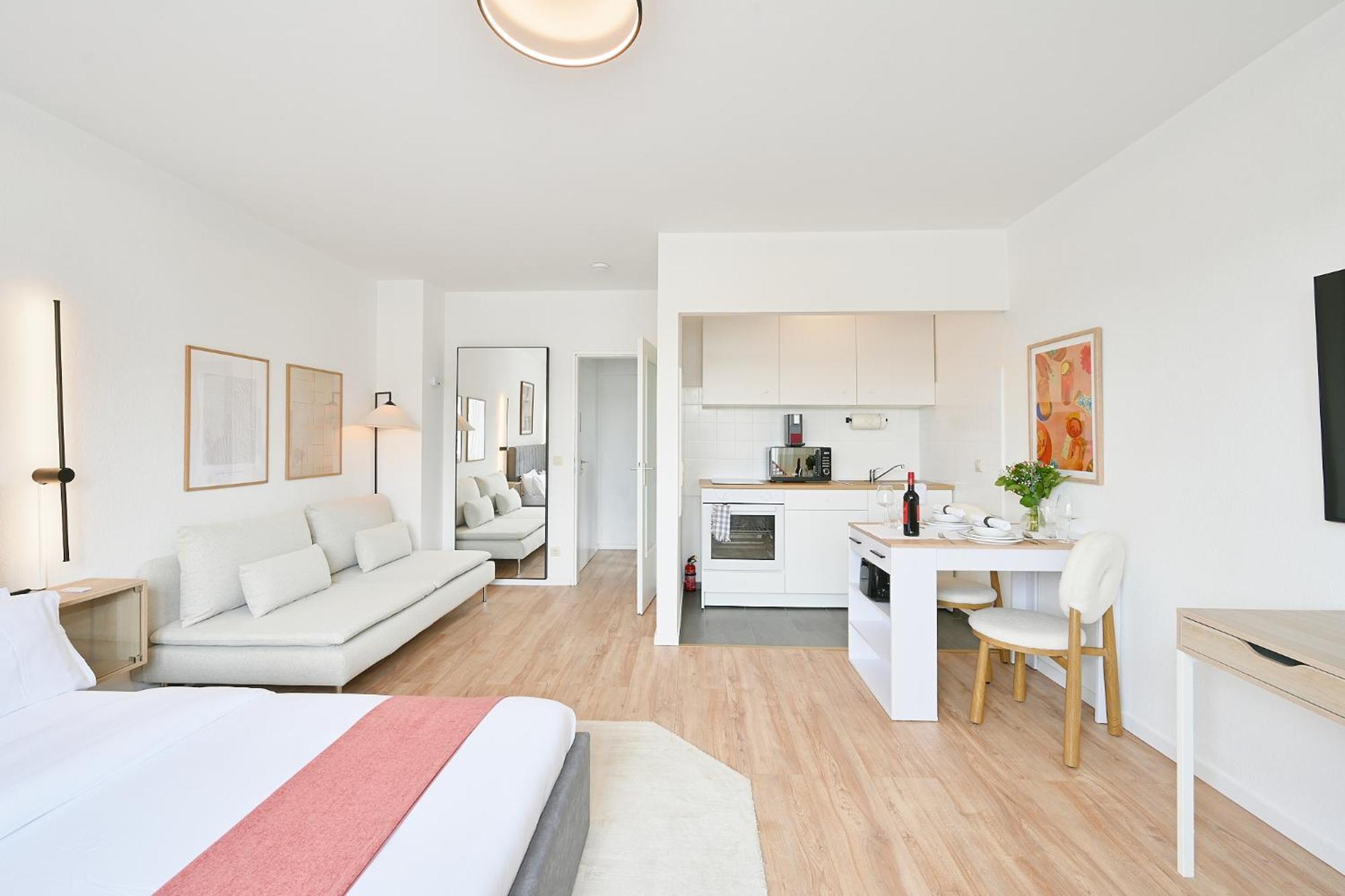 Beautiful And Stylish 1-Bedroom With Kitchen And King Size Bed Wuppertal Esterno foto